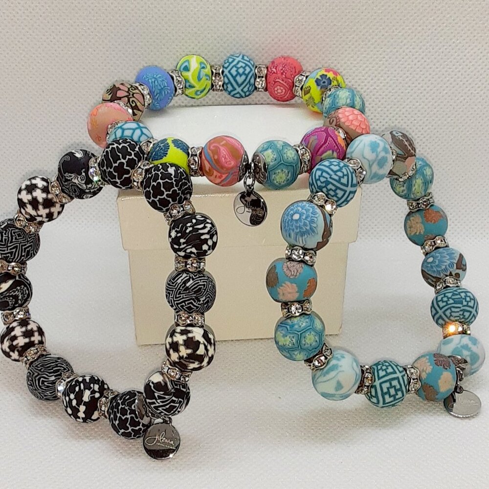 HOST PICK!!  New Jilzara polymer premium clay beaded bracelet - Picture 8 of 8